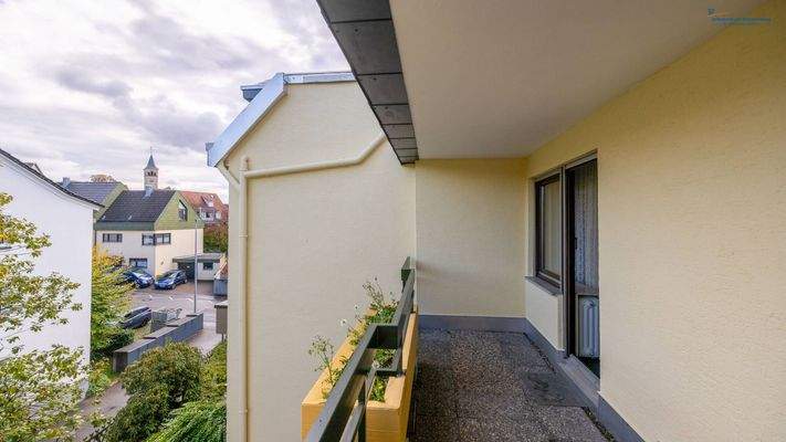 Balkon am Wohnzimmer