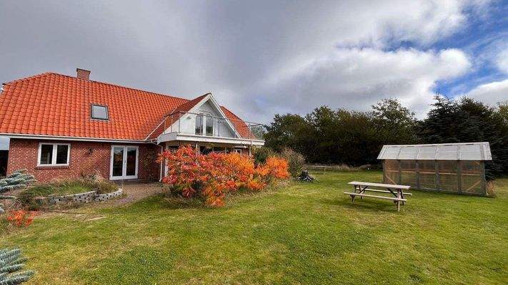 Rückseite Terasse Gewächshaus