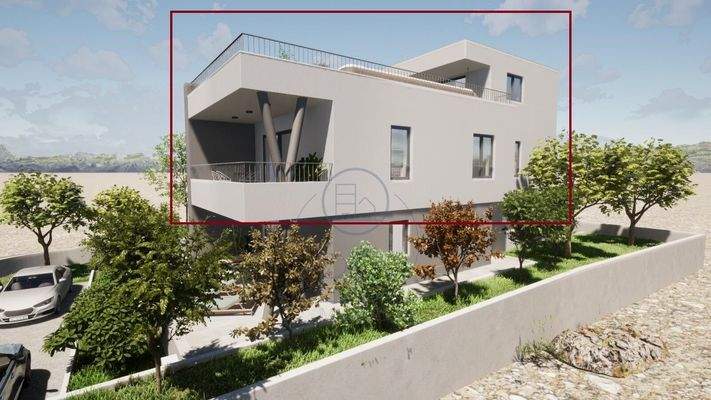 Schräge Seitenansicht Whg. 4