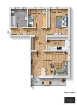 Grundriss animiert und aktuell