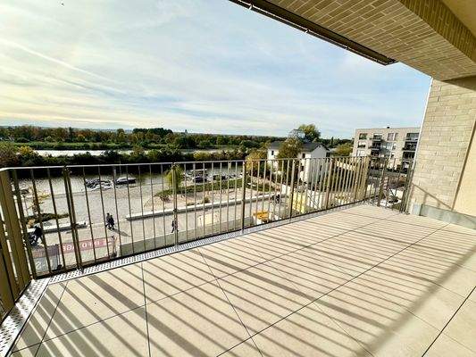 Loggia mit herrlichem Blick