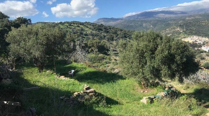 Großes ländliches Baugrundstück mit Meerblick zu verkaufen