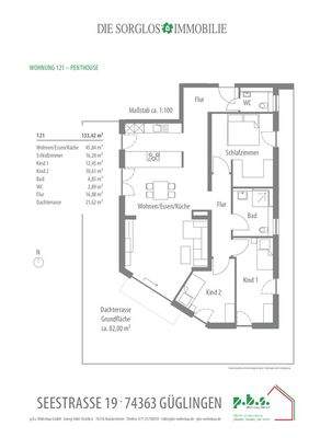 Grundriss Wohnung 121