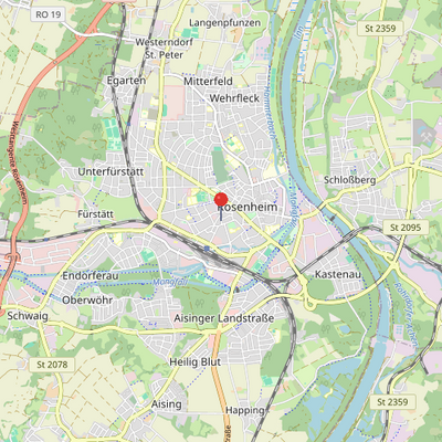 Mitten im Zentrum von Rosenheim 