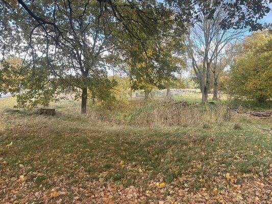 Blick zum ehemaligen Löschteich