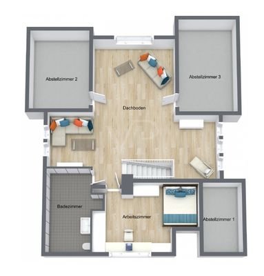 Grundriss Dachgeschoss