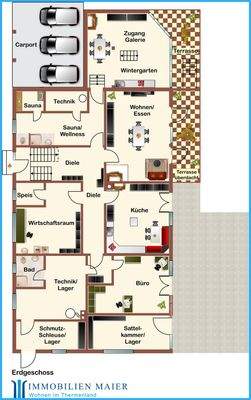 Grundriss Erdgeschoss Bestand