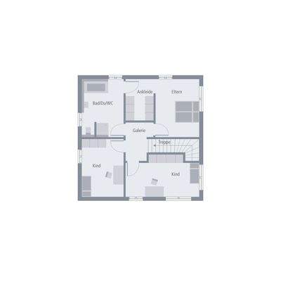 Grundriss Obergeschoss