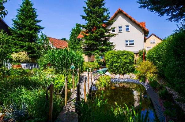 Ansicht Haus Garten