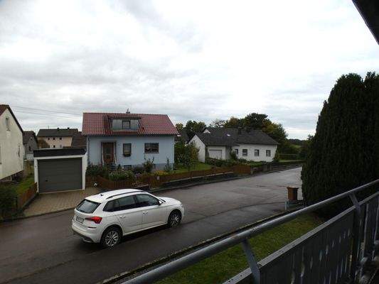 Ausblick vom Balkon
