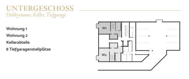 Untergeschoss Tiefgarage