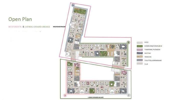 Verzimmerung Open Plan