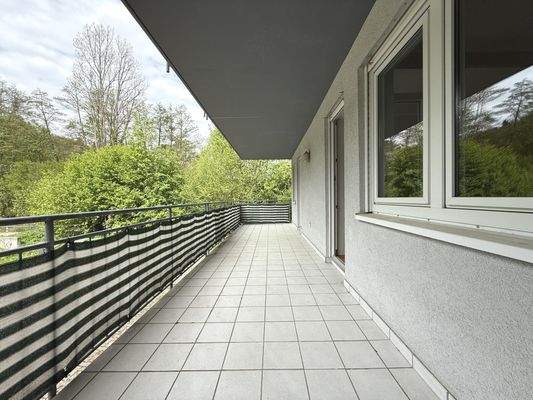 Großzügiger Balkon