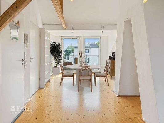 Essbereich und Eingang