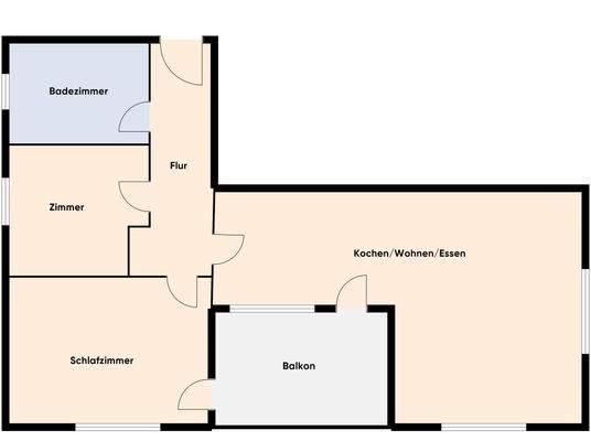 Grundriss ohne Maßstab / Top 3