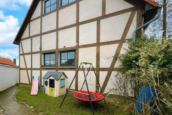 Giebelansicht Fachwerk