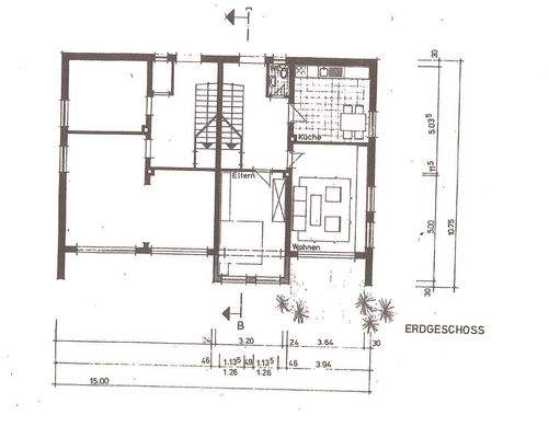 Grundriss Erdgeschoss Bestandspläne