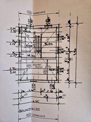 Grundriss Nebengebäude