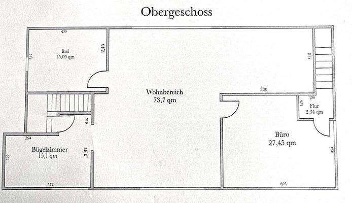Grundriss OG Wohnhaus