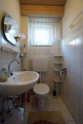 WC im Erdgeschoss