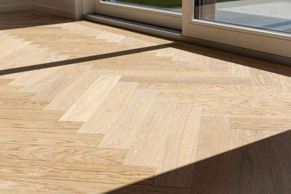 Fischgrät-Parkett im DG