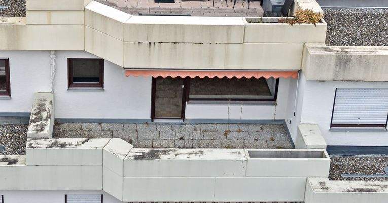 Ansicht Wohnung mit Balkon