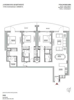 Luxury Apartments in Sobha Hartland II Project in Dubai Meydan