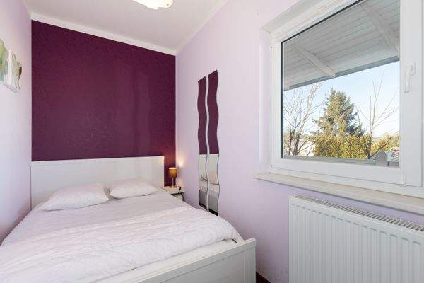 Das gemütliche Schlafzimmer im Obergeschoss