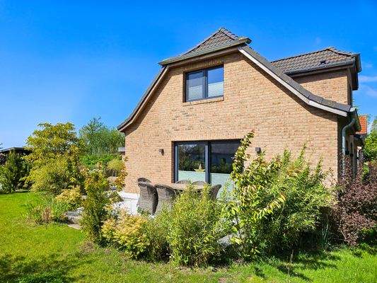 Südterrasse zum Wohnbereich