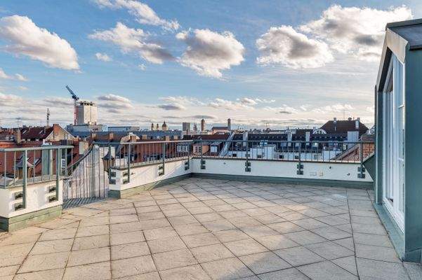 Dachterasse mit Süd-Ostausrichtung