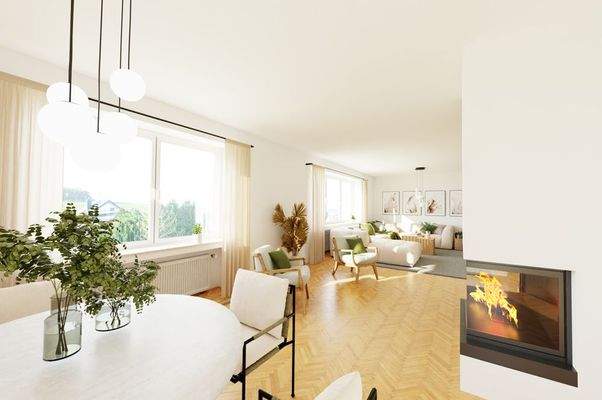 Visualisierung Wohnen-Essen