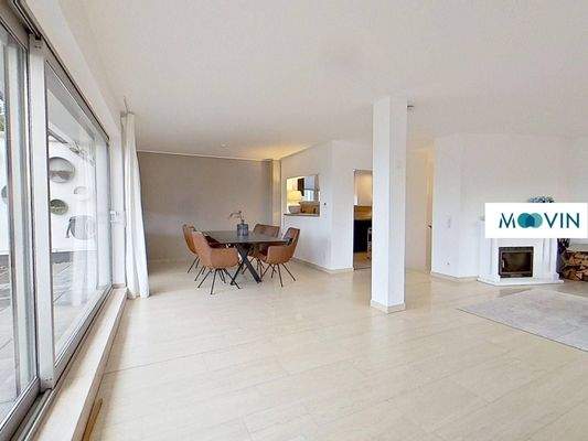 Ansicht V: Wohn- und Esszimmer