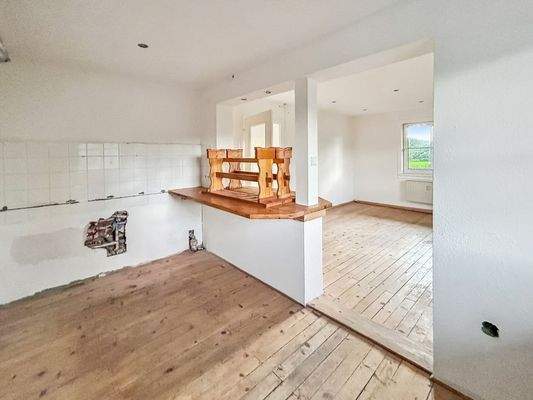 OG links - Küche-Wohnen