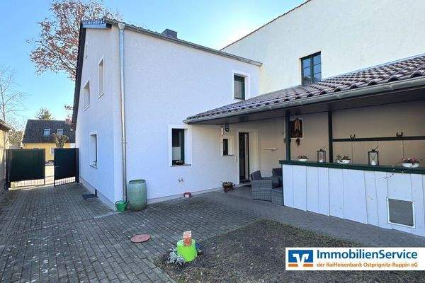 hofseitige Hausansicht