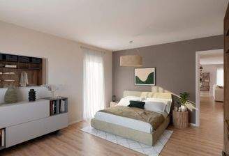 Helles und komfortables Schlafzimmer