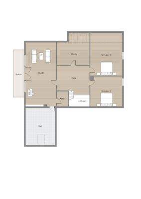 Grundriss Obergeschoss