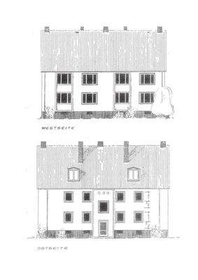 Ansicht Ost Westseite