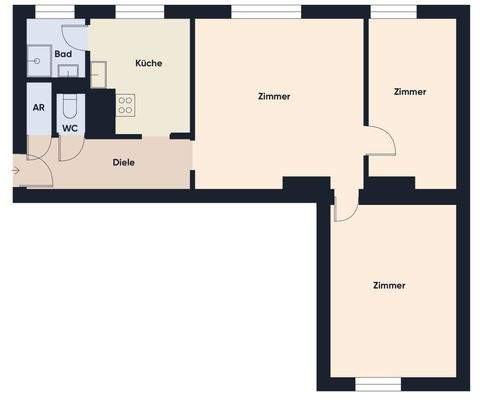 Grundrissplan ohne Maßstab