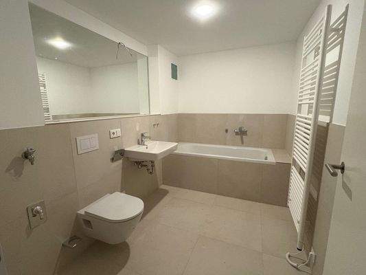 modernes Bad mit Dusche