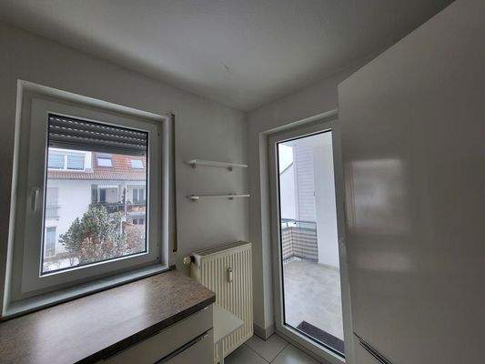 Tür zur Loggia von der Küche