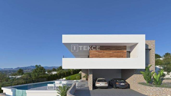 Under Construction Sea View Villa in Benitachell Alicante