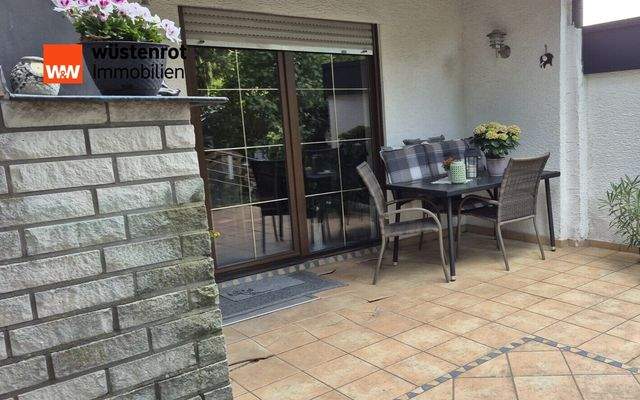 Die Sonnenterrasse im Süden