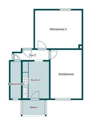 Grundriss Skizze 1.OG