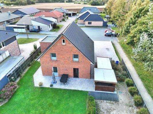 Hinteransicht Luftaufnahme