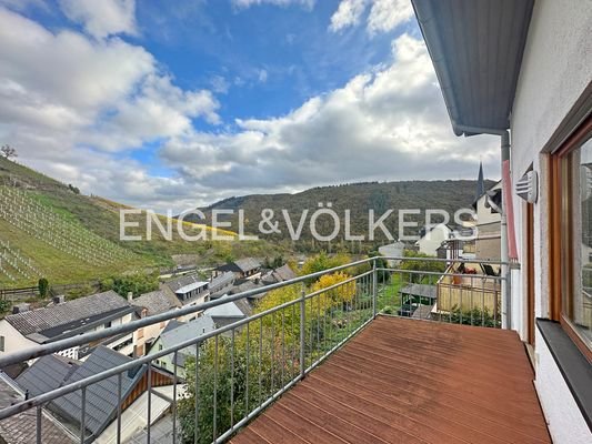 Balkon mit Blick auf die Mosel 