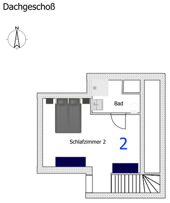 Grundriss Dachgeschoß
