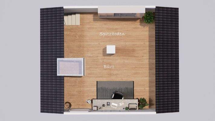 Ausbauvorschlag Spitzboden