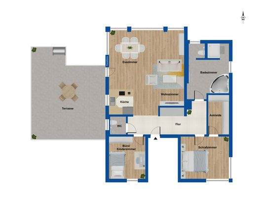 Grundriss - 1.Obergeschoss