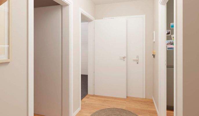 Heller und freundlicher Eingangsbereich