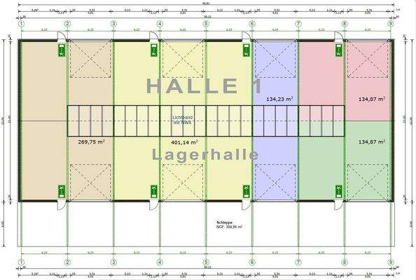 Aufteilung Variante B